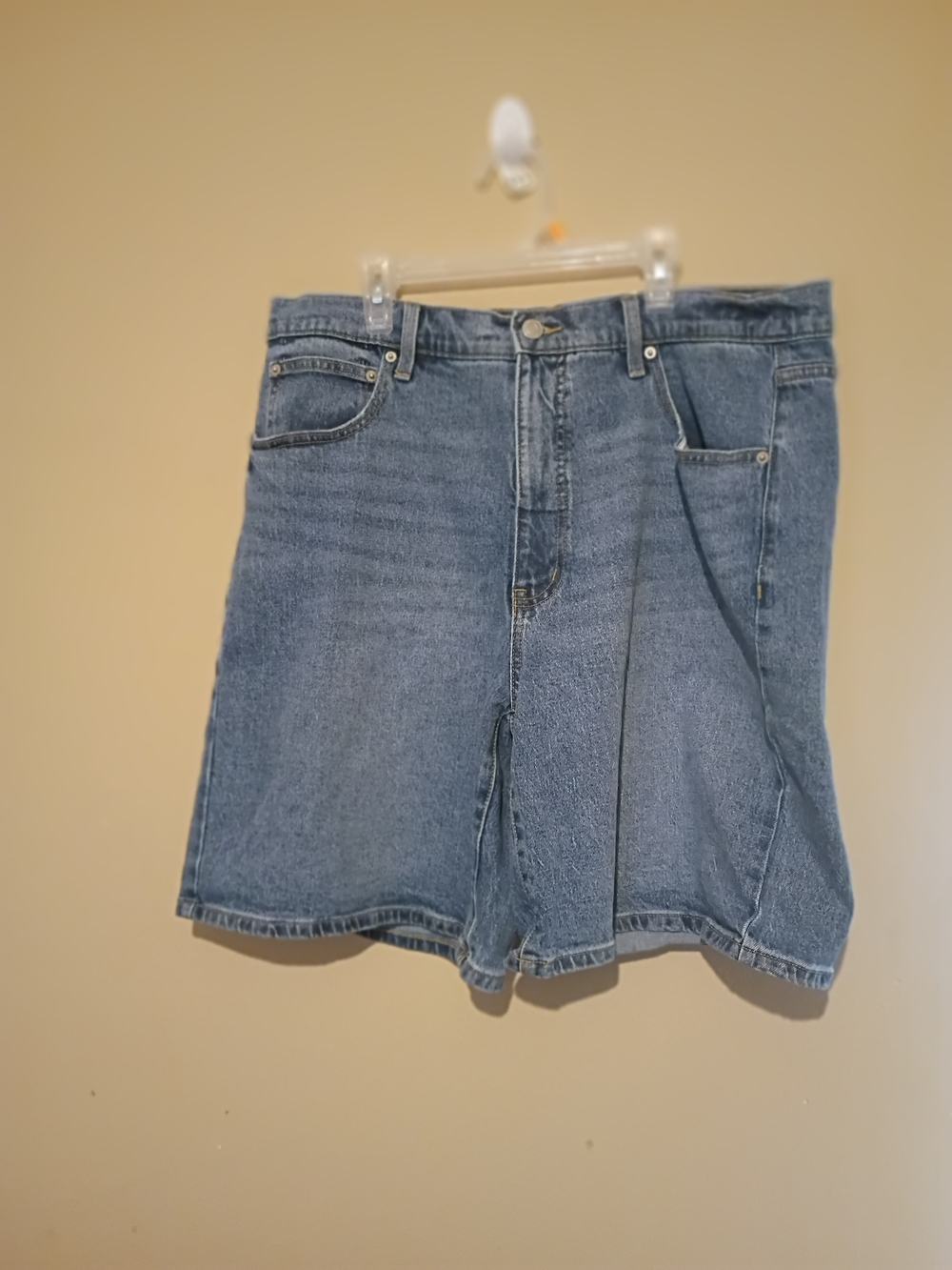 Time and Tru Light Blue Denim Jean Shorts